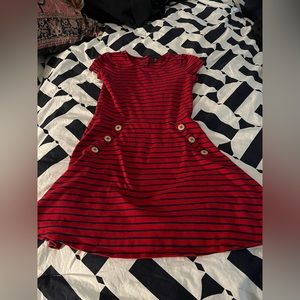 Tommy Hilfiger nautical dress with gold buttons size 12-14
